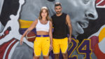 Yellow Nike Lakers 1