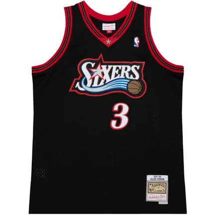 גופיית Allen Iverson שחורה פילדלפיה