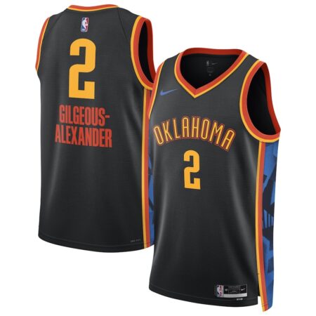 גופיית Shai Gilgeous-Alexander שחורה city edition 24/25