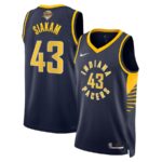 גופיה Pascal Siakam כחול כהה 2025 NBA Finals